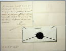 Lettre autographe sign&eacute;e. Henri d'Artois (1820-1883), duc de Bordeaux, comte de Chambord, roi de jure sous le nom d'Henri V.