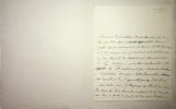Lettre autographe sign&eacute;e. Josephine de Montaut-Navailles, duchesse de Gontaut (1773-1862), gouvernante des enfants de France.