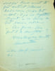 Lettre autographe sign&eacute;e. L&eacute;on Barthou (1868-1943), avocat, journaliste, conseiller d'&eacute;tat, fr&egrave;re de Louis.