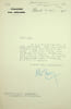Lettre sign&eacute;e. Albert Thomas (1878-1932), d&eacute;put&eacute;, ministre, directeur g&eacute;n&eacute;ral de l'Organisation internationale du travail. 