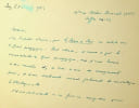 Lettre autographe sign&eacute;e. Pierre Audiat (1891-1961), &eacute;crivain, normalien, membre de l'Acad&eacute;mie de Saintonge. 