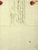 Lettre autographe sign&eacute;e. Anne-Marthe de Catheu-Maboul (1662-1753), marquise de Fors, pr&egrave;s de Niort, originaire de Montreuil-Bellay.  