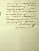Pi&egrave;ce autographe sign&eacute;e. Fran&ccedil;ois-Charles Malassis de La Cussonni&egrave;re (1743-1829), avocat &agrave; Rouen et Alen&ccedil;on, imprimeur &agrave; Alen&ccedil;on &agrave; partir de 1790. 