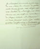 Pi&egrave;ce autographe sign&eacute;e. Fran&ccedil;ois-Charles Malassis de La Cussonni&egrave;re (1743-1829), avocat &agrave; Rouen et Alen&ccedil;on, imprimeur &agrave; Alen&ccedil;on &agrave; partir de 1790. 