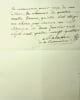 Pi&egrave;ce autographe sign&eacute;e. Fran&ccedil;ois-Charles Malassis de La Cussonni&egrave;re (1743-1829), avocat &agrave; Rouen et Alen&ccedil;on, imprimeur &agrave; Alen&ccedil;on &agrave; partir de 1790. 