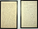 Lettre autographe sign&eacute;e. Louis Latzarus (1878-1942), &eacute;crivain, journaliste. 