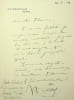 Lettre autographe sign&eacute;e. Victor Rossel (1873-1935), journaliste belge, directeur du quotidien Le Soir. 