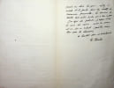 Lettre autographe sign&eacute;e. Marie Phisalix (1861-1946), zoologue, biologiste, militante f&eacute;ministe. 