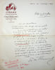 Lettre autographe sign&eacute;e. Guy de T&eacute;ramond (1869-1957), po&egrave;te, &eacute;crivain, auteur d'ouvrage de science-fiction (merveilleux scientifique). 
