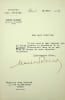 Lettre sign&eacute;e. Andr&eacute; Tardieu (1876-1945), journaliste, homme d'&eacute;tat, ministre, pr&eacute;sident du conseil. 