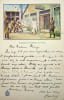 Lettre autographe sign&eacute;e. Alfred Bastien (1873-1955), peintre belge. 