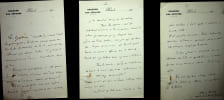 Manuscrit autographe sign&eacute;. Henri Auriol (1880-1959), homme politique, d&eacute;put&eacute; de Haute Garonne. 