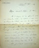 Lettre autographe sign&eacute;e. Pierre Goemaere (1894-1975), &eacute;crivain belge, &eacute;diteur, journaliste, historien. 