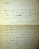 Lettre autographe sign&eacute;e. Pierre Goemaere (1894-1975), &eacute;crivain belge, &eacute;diteur, journaliste, historien. 