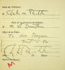 Lettre autographe sign&eacute;e. Charles de Richter (1887-1975), &eacute;crivain, collaborateur de Gaston Leroux dont il a termin&eacute; un roman, Les Chasseurs de t&ecirc;te. 
