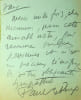 Lettre autographe sign&eacute;e. Paul Reboux (1877-1963), &eacute;crivain, peintre.