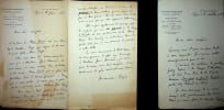 Lettre autographe sign&eacute;e. Maurice Pujo (1872-1955), journaliste, homme politique, membre de l'Action fran&ccedil;aise, fondateur des Camelots du roi. 