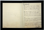 Lettre autographe sign&eacute;e avec po&egrave;me. Georges Pioch (1873-1953), journaliste, homme politique. 