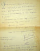 Lettre autographe sign&eacute;e. Georges Pioch (1873-1953), journaliste, homme politique. 