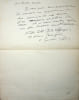 Lettre autographe sign&eacute;e. Jules Lafforgue dit Pierre Calel (1873-1947), po&egrave;te, &eacute;crivain, journaliste. 