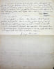 Manuscrit autographe sign&eacute;. Georges Beaume (1861-1940), &eacute;crivain, journaliste, laur&eacute;at de divers prix de l'Acad&eacute;mie fran&ccedil;aise. 