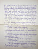 Manuscrit autographe sign&eacute;. Pierre Guitet-Vauquelin (1882-1952), journaliste, &eacute;crivain, conf&eacute;rencier. 
