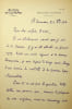 Lettre autographe sign&eacute;e. Armand Charpentier (1864-1949), &eacute;crivain, journaliste, dreyfusard, pacifiste devenu partisan de la collaboration. 