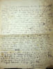 Manuscrit autographe sign&eacute;. Aurel (1869-1948), &eacute;crivain, pseudonyme d'aur&eacute;lie de Faucamberge, &eacute;pouse d'Alfred Mortier. 