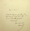 Lettre autographe sign&eacute;e. Auguste Anicet-Bourgeois (1806-1871), &eacute;crivain. 
