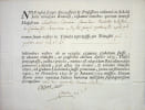 Pi&egrave;ce sign&eacute;e - Certificat de l'Universit&eacute; de Reims. Caziot, officier de l'universit&eacute; de Reims ; Cauvin, professeur de l'universit&eacute; de Reims. 