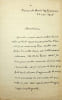 Lettre autographe sign&eacute;e. Auguste Boudinhon (1858-1941), pr&ecirc;tre, professeur de droit canonique, &eacute;crivain. 