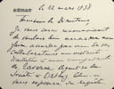 Lettre autographe sign&eacute;e. L&eacute;on B&eacute;rard (1876-1960), homme politique, ministre, membre de l'Acad&eacute;mie fran&ccedil;aise. 