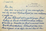 Lettre autographe sign&eacute;e. Maurice Herbette (1871-1929), diplomate, historien, traducteur, ambassadeur de France en Belgique. 