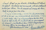 Lettre autographe sign&eacute;e. Maurice Herbette (1871-1929), diplomate, historien, traducteur, ambassadeur de France en Belgique. 