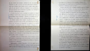 Lettre sign&eacute;e. Paul B&eacute;nazet (1876-1948), homme politique, d&eacute;put&eacute;, s&eacute;nateur, pr&eacute;sident du conseil g&eacute;n&eacute;ral de l'Indre. 