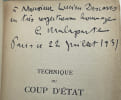 Technique du coup d'&eacute;tat. . Curzio Malaparte
