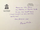 Lettre autographe sign&eacute;e. Henri Petiot dit Daniel-Rops (1901-1965), &eacute;crivain, historien, membre de l'Acad&eacute;mie fran&ccedil;aise. 