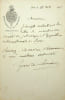 Lettre autographe sign&eacute;e. Henri de Bornier (1825-1901), po&egrave;te, &eacute;crivain, membre de l'Acad&eacute;mie fran&ccedil;aise.