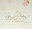 Lettre autographe sign&eacute;e au chimiste Jules Pelouze. Nicolas-Toussaint Charlet (1792-1845), peintre.  