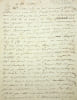 Lettre autographe au duc de Montebello. Christine-Zoe de Montjoye (1778-1849), marquise de Dolomieu, premi&egrave;re dame d'honneur de la reine Marie-Am&eacute;lie. ...