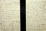 Lettre autographe au duc de Montebello. Christine-Zoe de Montjoye (1778-1849), marquise de Dolomieu, premi&egrave;re dame d'honneur de la reine Marie-Am&eacute;lie. ...