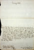 Lettre sign&eacute;e au cardinal Pierfrancesco Galleffi. Giovanni Francesco Capelletti (1762-1831), &eacute;v&ecirc;que italien de Fabriano e Matelica puis d'Ascoli ...