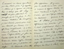 Lettre autographe sign&eacute;e. Fran&ccedil;ois-Auguste Mignet (1796-1884), &eacute;crivain, historien, membre de l'Acad&eacute;mie fran&ccedil;aise. 