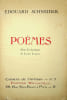 Po&egrave;mes, orn&eacute;s d'un frontispice de Lucien Jacques. . Edouard Schneider (1880-1960), 