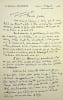 Lettre autographe sign&eacute;e. Cl&eacute;ment Malhomme (1898-1969), g&eacute;n&eacute;ral. 