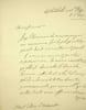 Lettre autographe sign&eacute;e au duc d'Aumont. Henry Saint John, 1er vicomte Bolingbroke (1678-1751), homme politique, philosophe, secr&eacute;taire &agrave; la guerre, ...