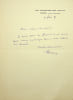 Lettre autographe sign&eacute;e. Eug&egrave;ne Brieux (1858-1932), &eacute;crivain, voyageur, membre de l'Acad&eacute;mie fran&ccedil;aise.