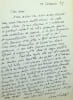 Lettre autographe sign&eacute;e. Louis Gillet (1876-1943), historien, membre de l'Acad&eacute;mie fran&ccedil;aise. 
