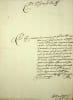Lettre autographe sign&eacute;e. Giovanni Francesco Calvi (XVIe-XVIIe). 