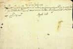 Pi&egrave;ce (autographe ?) sign&eacute;e. Angelo Velli (ca.1540-1622), oratorien, un des premi&egrave;res disciples de Saint Philippe N&eacute;ri qui &eacute;tait son confesseur, ...